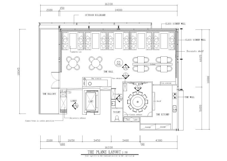 餐饮包间cad资料下载-[澳大利亚]博伦中式餐饮空间CAD施工图+效果