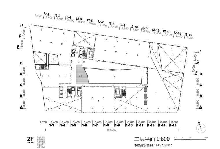 [江苏]科技金融中心现代风格建筑设计方案（PDF+95页）-1地块平面图一
