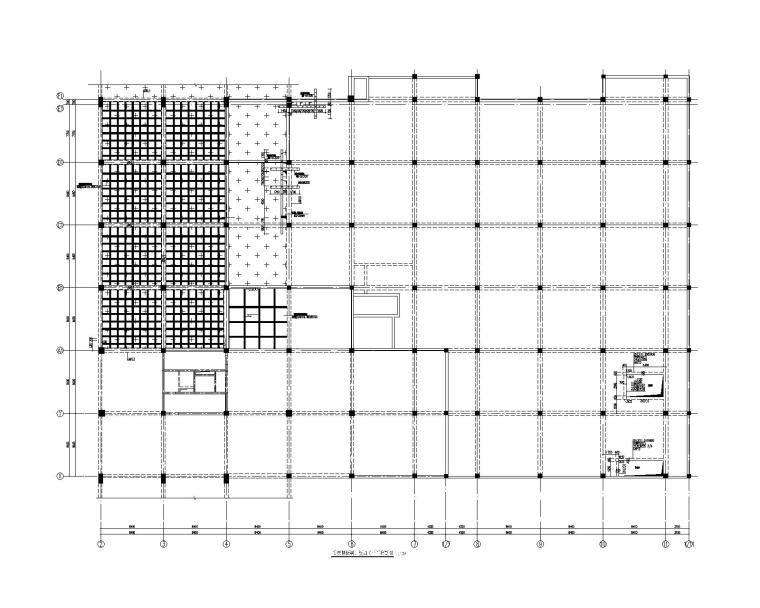 后植筋施工图资料下载-钢混框架-剪力墙结构房屋加固改造设计施工图
