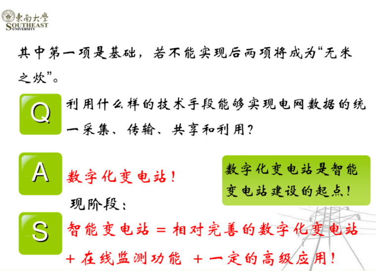 浅谈智能变电站 82页-数字化变电站