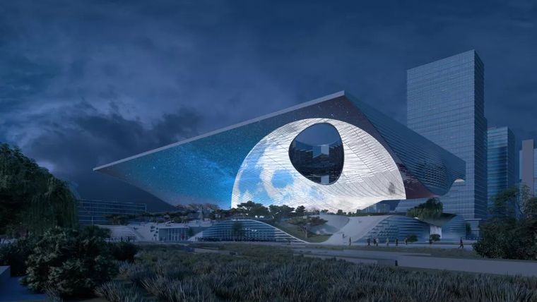 [分享]邢台科技馆建筑景观设计,净化雾霾的新地标