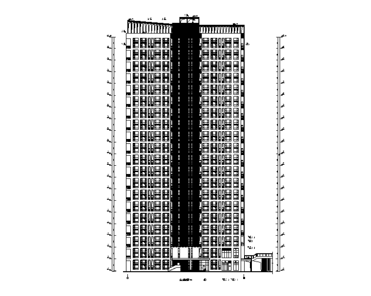 商业体平面布置图资料下载-四川二十层商业综合体暖通施工图