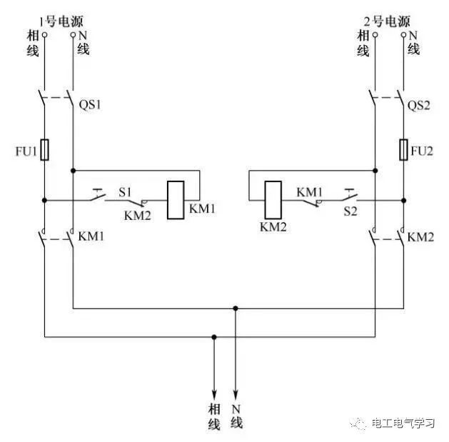 锅炉控制电路资料下载-15个常见的电工中级电路图，会操作12个才算得上是电工老师傅！