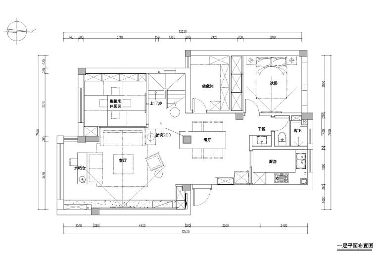 框架结构自建房施工图资料下载-[杭州]江南名楼样板间装饰施工图+实景拍摄