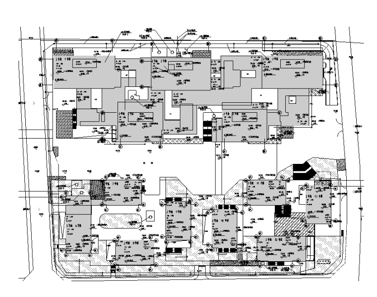 5平米餐厅装修图资料下载-2018成都30万平米办公楼群强电施工图(含地下室人防）
