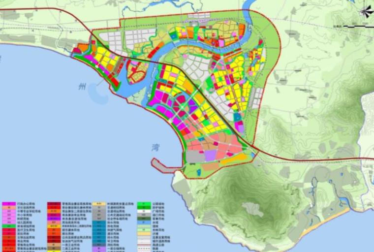 三亚市海绵城市建设总体规划（183页，内容丰富）-海棠湾用地规划图