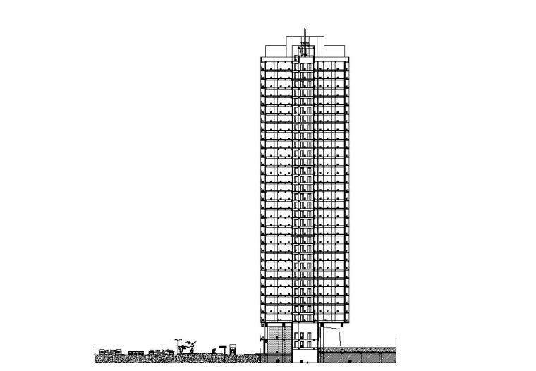 免费建筑居住区模型资料下载-[广东]欧陆风格居住区建筑施工图设计 （CAD）