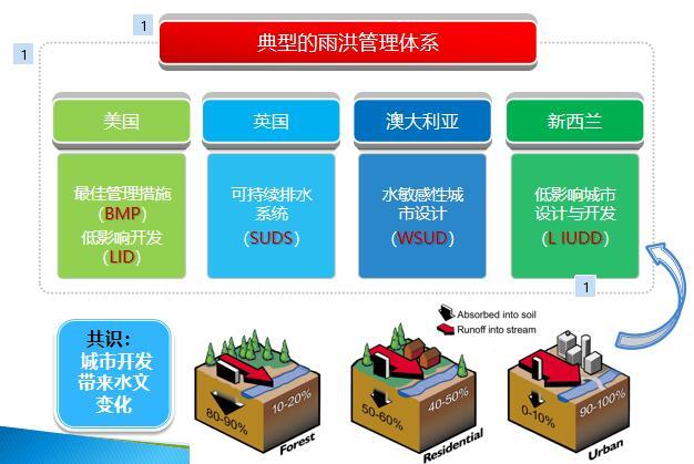 海绵城市概念内涵技术与未来（130页，图文丰富）-典型的雨洪管理体系