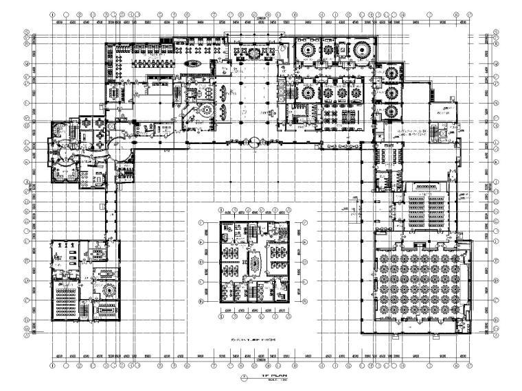 彩铅建筑手绘效果图资料下载-[南京]金陵观园国际酒店施工图+效果图+彩平