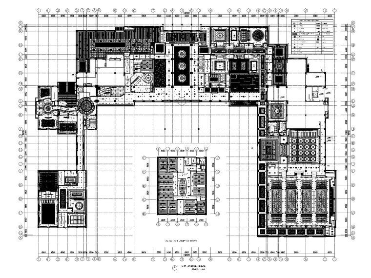 [南京]金陵观园国际酒店施工图+效果图+彩平-灯具点位图