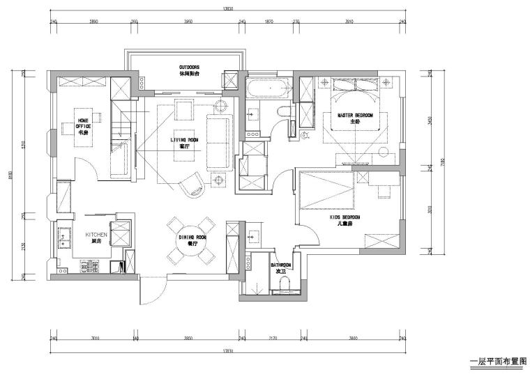 cad室内设计施工资料下载-[浙江]杭州春江水苑1号楼CAD施工图+效果图