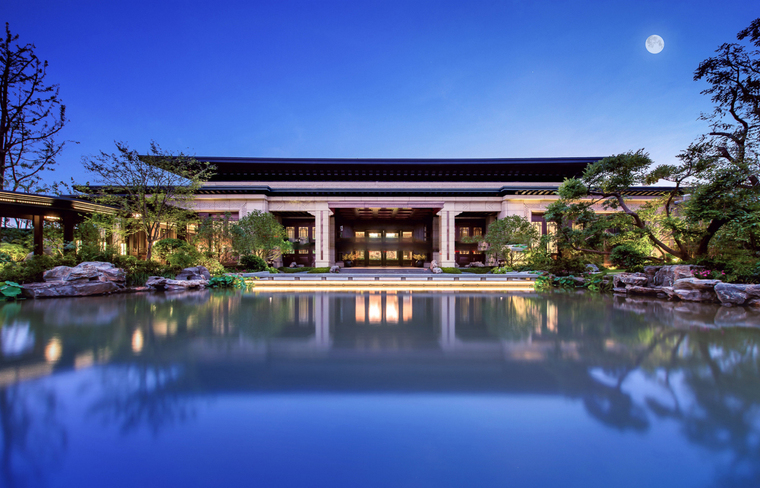 [江苏]苏州建发独墅湾中式示范区建筑模型设计(中式风格)