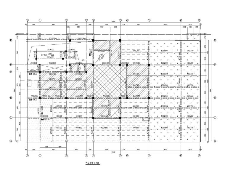 倒装结构层施工方案资料下载-住宅+商业楼结构扩初图（2016计算书及模型)