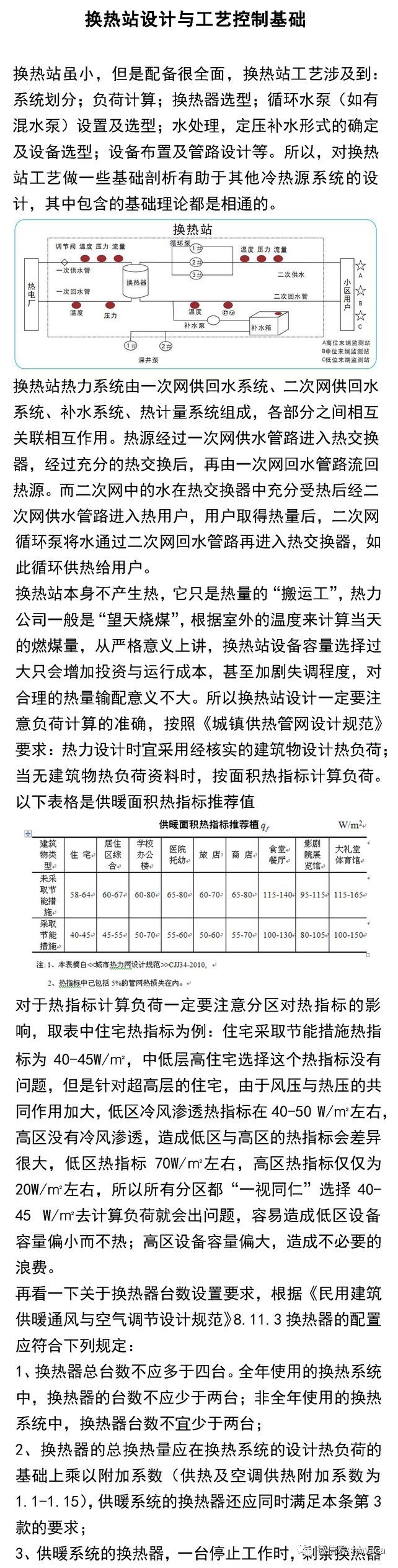 换热站采暖施工方案资料下载-换热站设计与工艺控制基础