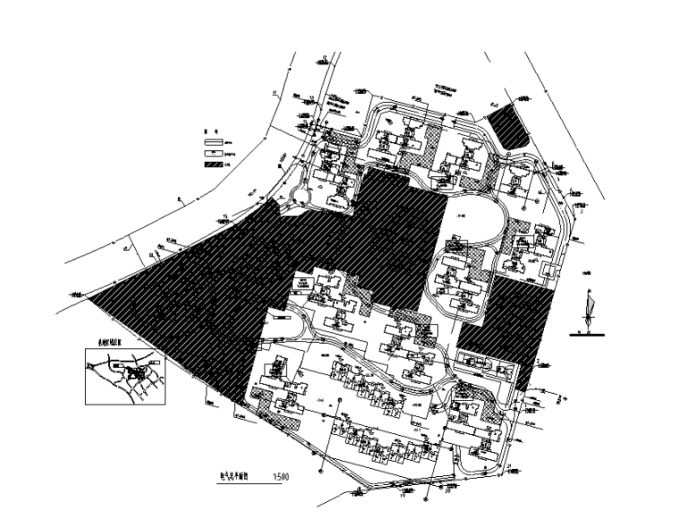 消防水池配电资料下载-广州10万平住宅区电气施工图（2017、消防设计）