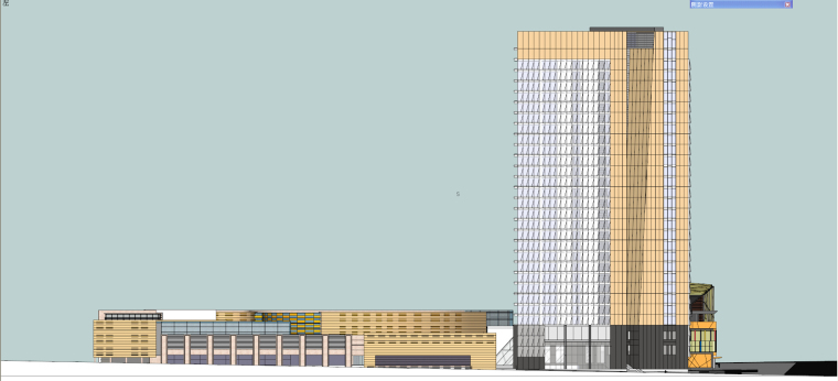 现代风格商业综合体建筑模型设计-知名地产某商业综合体 (4)