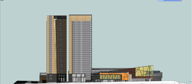 现代风格商业综合体建筑模型设计-知名地产某商业综合体 (5)