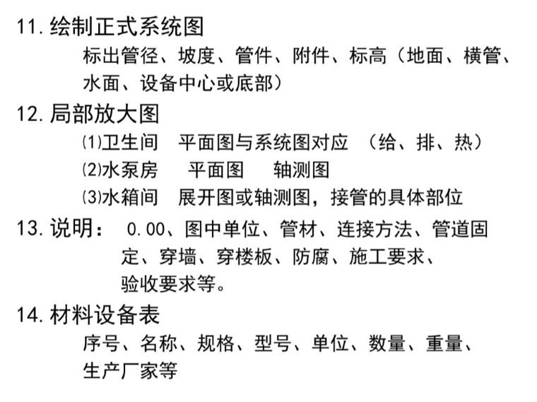 小型剧场给排水设计资料下载-给排水设计计算步骤分解