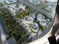 [河南]绿地郑州港区会展城首期商办建筑模型设计（现代风格）