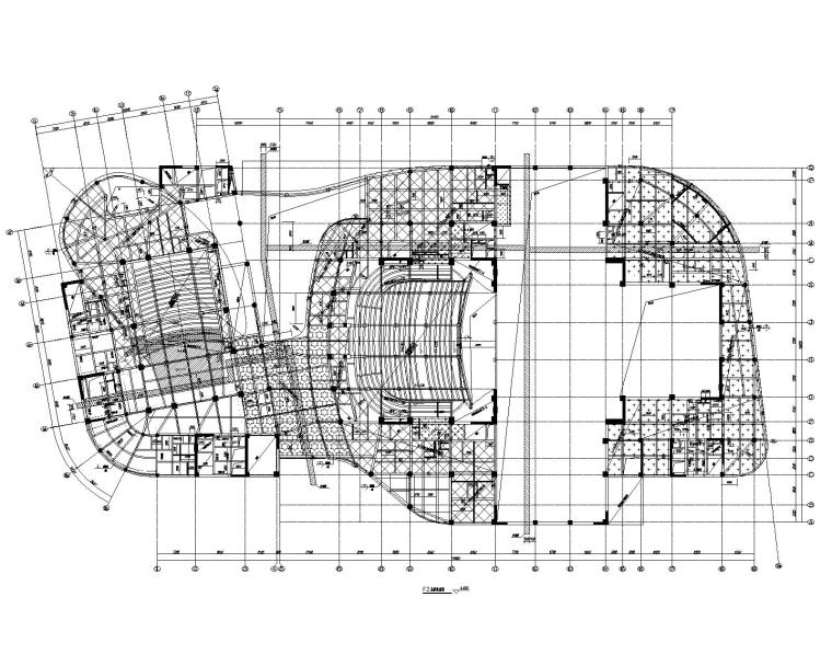 建筑0基础资料下载-8层框剪结构大剧院建筑结构施工图2016