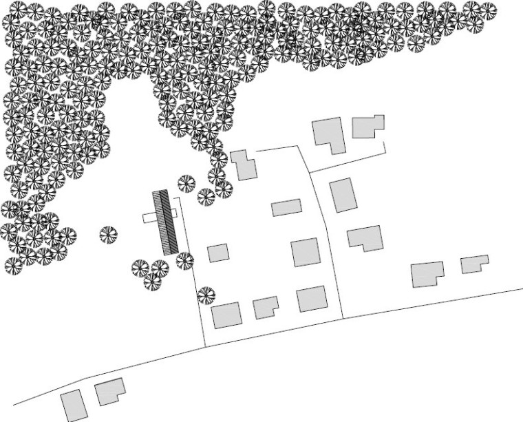 奥地利旷野中的住宅-site_plan