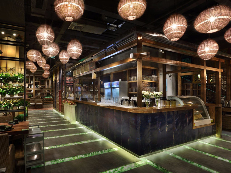 中国复古餐厅资料下载-厦门美味椰子鸡餐厅