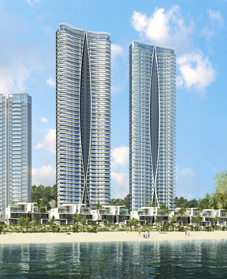 [广东]珠海华发绿洋湾滨海豪宅建筑模型设计(现代风格)