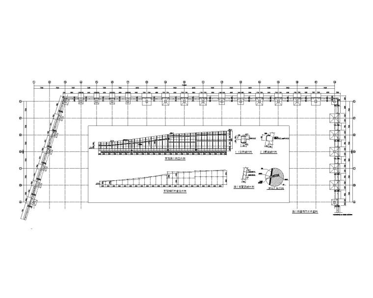 高层建筑施工图节能资料下载-[长春]异形柱山地体育馆全套施工图（2016）