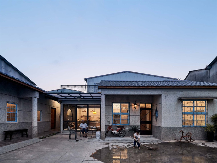 中式三合院设计方案资料下载-台湾三合院住宅改造