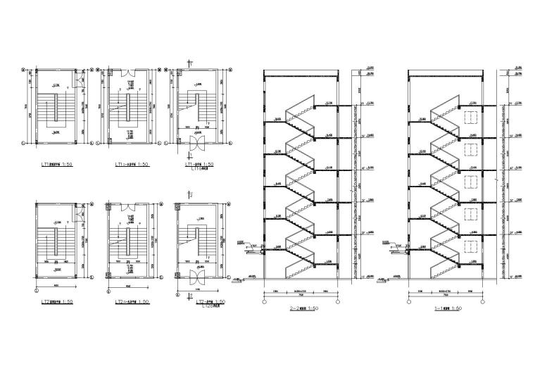 [广东]L型宿舍楼建筑施工图（含效果图）-POU