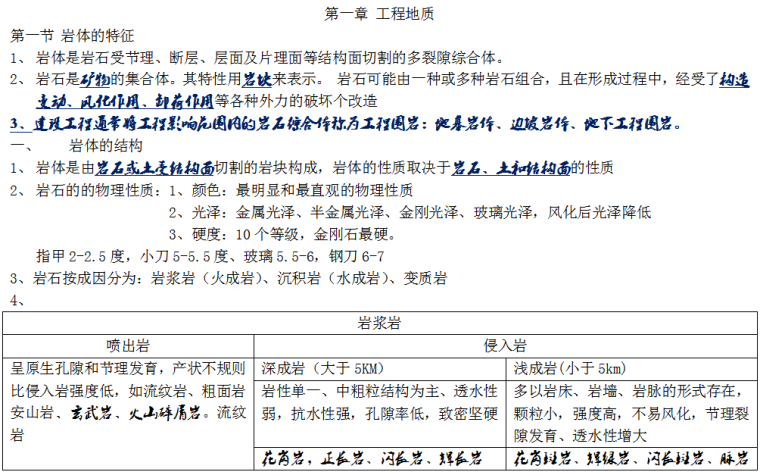 造价工程师《技术与计量（土建）》考点笔记-笔记节选