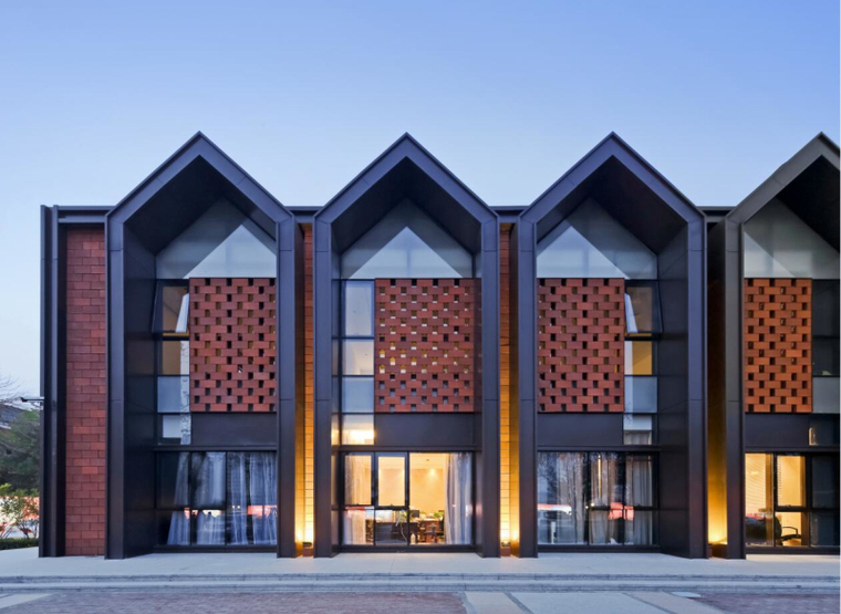 [天津]知名地产天拖售楼处红砖风格建筑设计