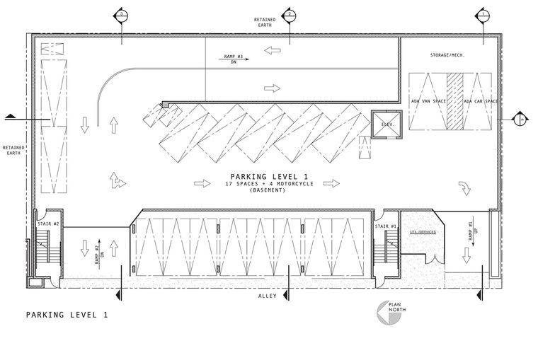 美国C3银行总部-C3-parking_level_1