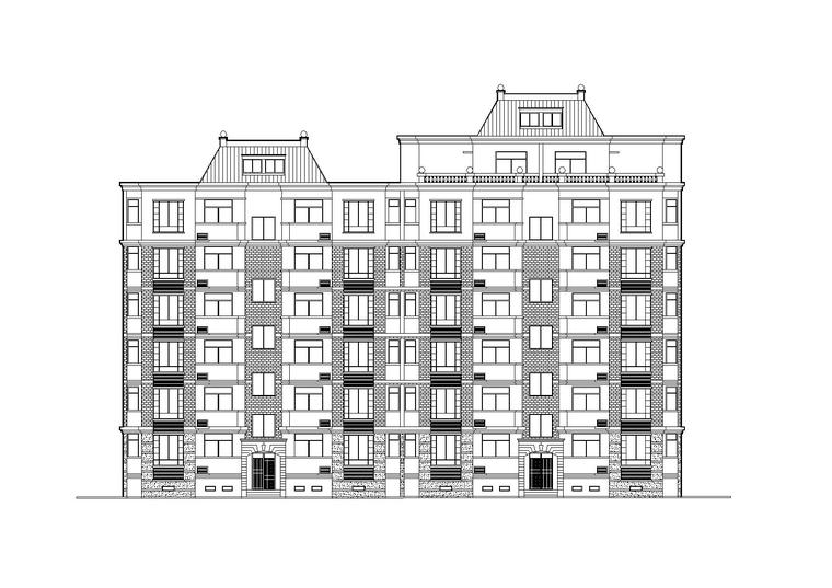 四层住宅楼建施图资料下载-[江西]南昌东方塞纳8#住宅楼建筑施工图