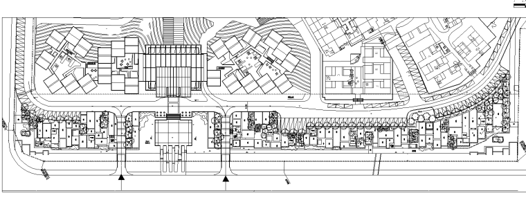 内蒙古居住区绿化设计资料下载-[内蒙古]青城居住区景观CAD施工图-土人