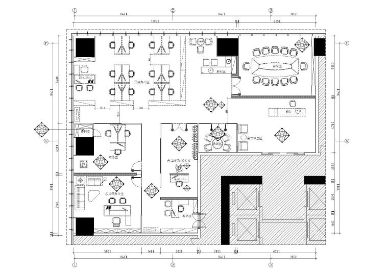 写字楼楼梯间效果图资料下载-[佛山]南海知名地产写字楼设计施工图+效果图