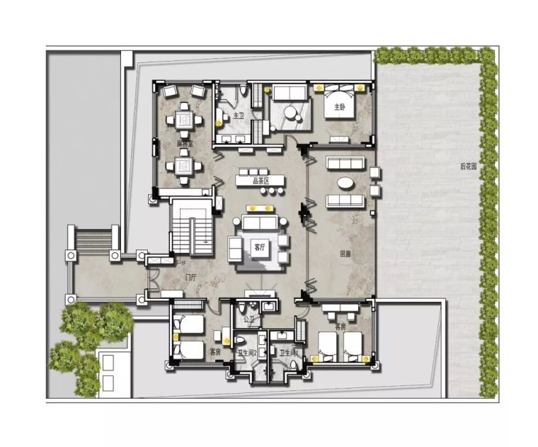 1400㎡当代东方花园别墅，挡不住的风情！_33