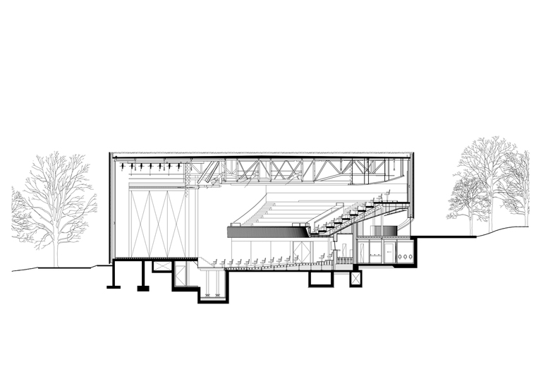 英国G.W. Annenberg 表演艺术中心-Proposed_Section_BB_100_page-0001