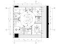 [佛山]万达写字楼三层样板房施工图+效果图