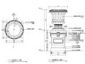 景观细部施工图|中高端花钵基座样式一详图