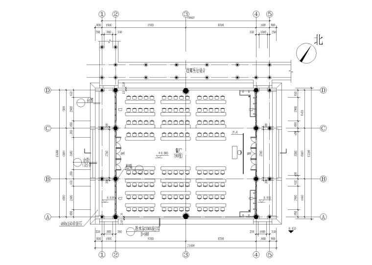 [浙江]杭州市上天竺法喜讲寺建筑施工图-底层平面图