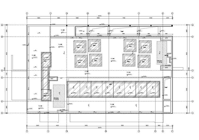 东仓建设-时代天荟会所摄影+CAD全套施工图-屋里布置图