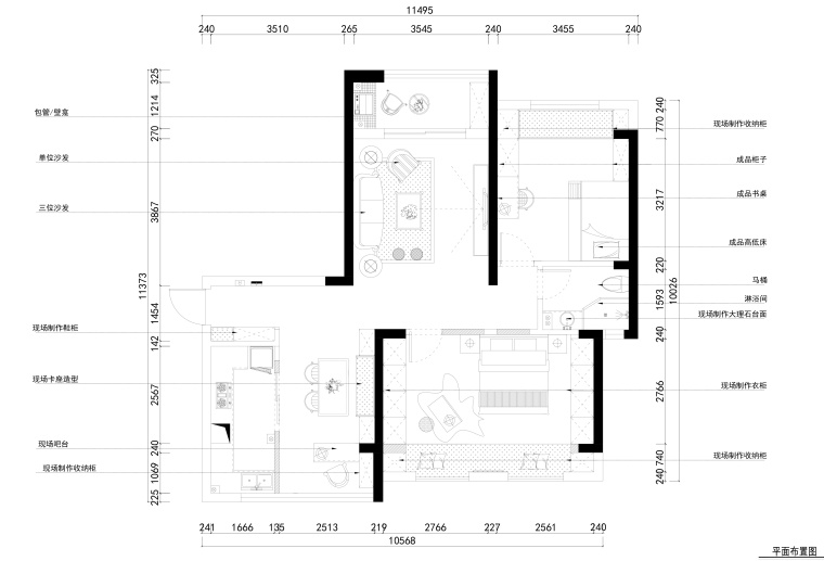 一层门面房结构图纸资料下载-花房姑娘项目设计室内装修全套CAD施工图纸
