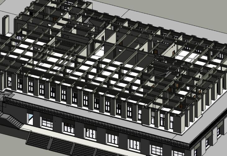 机电BIM项目阶段成果汇报ppt-建筑建筑结构BIM模型