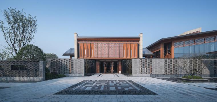 中式文化馆3d模型资料下载- 西滩古镇民俗文化馆建筑模型设计
