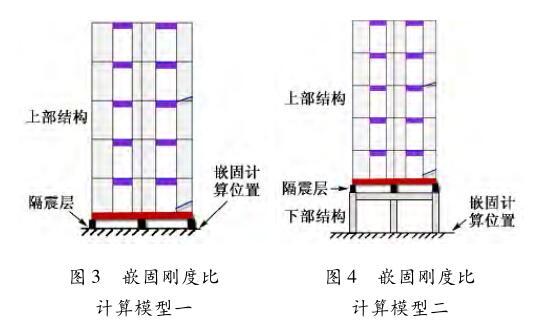 高层建筑隔震设计若干问题探讨-嵌固刚度比