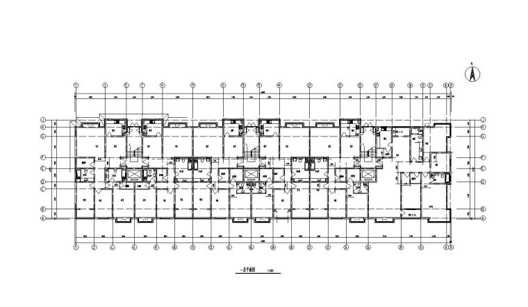 低层单元楼设计图资料下载-9层阁楼3单元每单元2户住宅楼设计图
