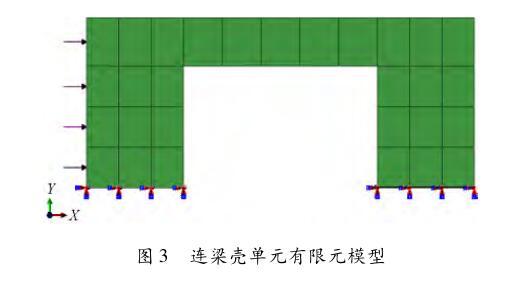 基于 PEＲFOＲM3D与 ABAQUS 的高层结构分析-连梁壳单元有限元模型