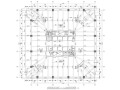 21层框筒结构超高层商务办公楼建筑结构图