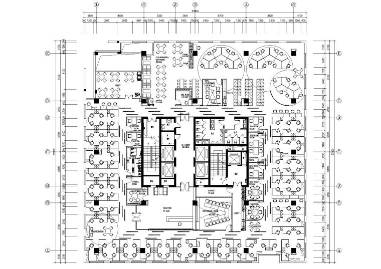 专卖店设计cad图效果图资料下载-[成都]戴尔成都专卖店办公室施工图+效果图